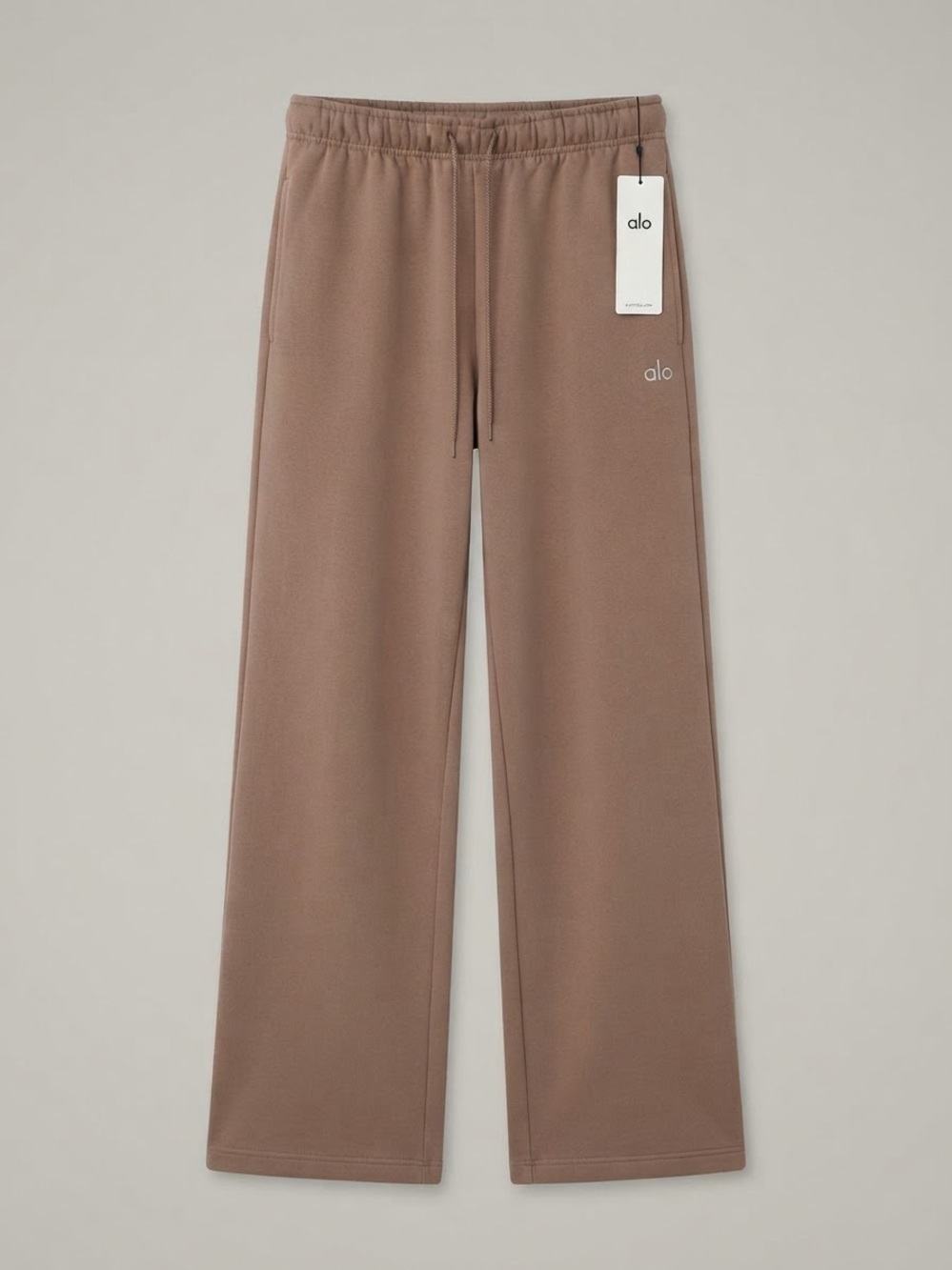 Alo yoga Brown Wide-Leg Sweatpants oversized medium